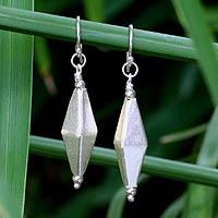 Sterling silver dangle earrings Festive Thai Thailand