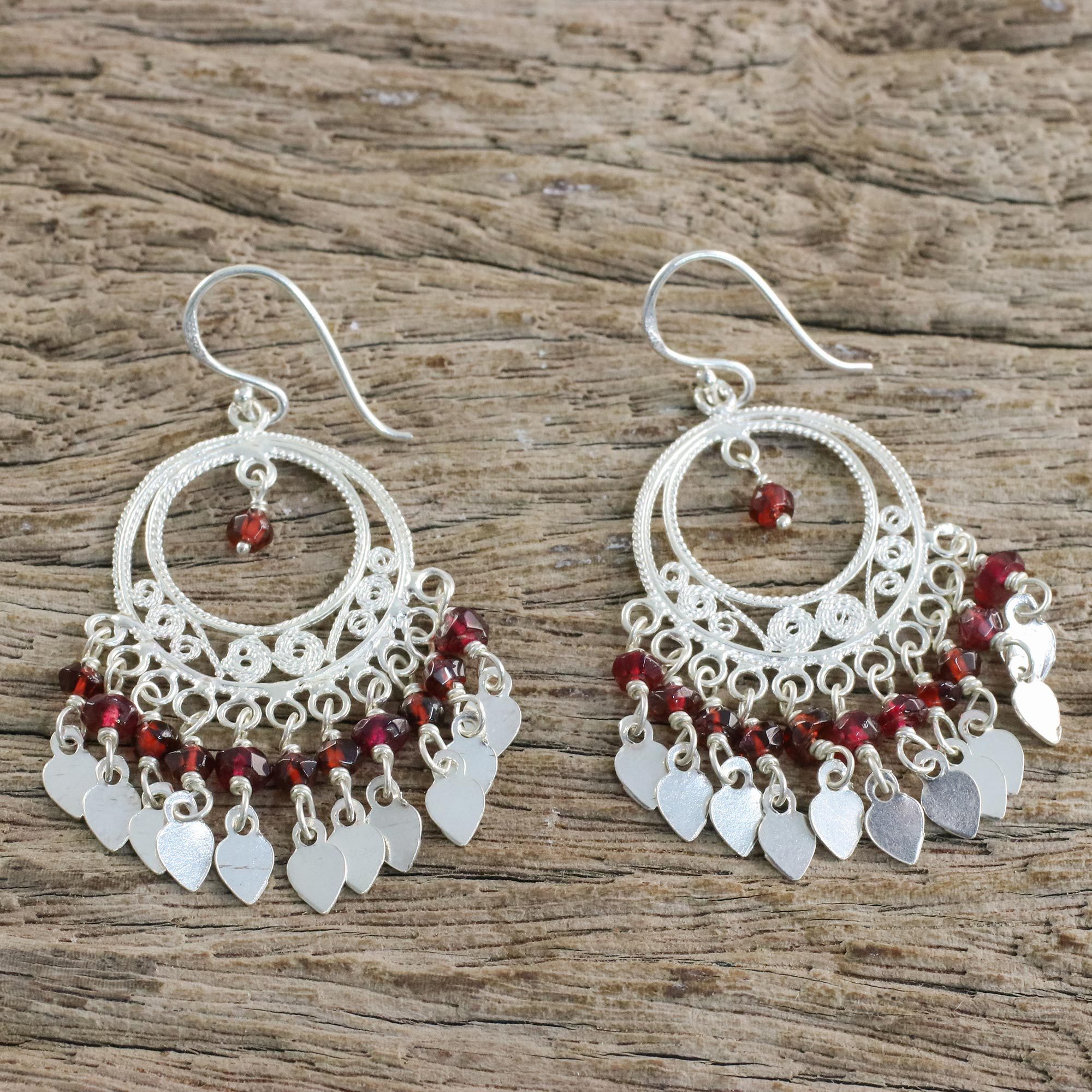 Sterling Silver and Chandelier Earrings Admiration NOVICA
