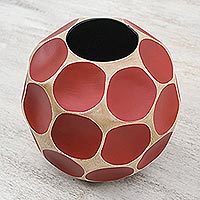 Wood vase,