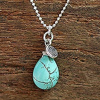 Featured review for Silver pendant necklace, Subtle