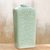 Celadon ceramic vase, 'Blue Sky Lotus' - Hand Crafted Thai Floral Ceramic Vase thumbail