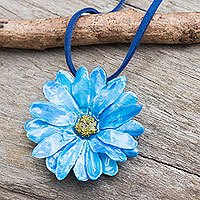 Natural flower necklace,