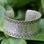 Sterling silver cuff bracelet, 'Tribal Moon' - Sterling Silver Cuff Bracelet thumbail