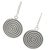 Sterling silver dangle earrings, 'Hypnotized' - Hill Tribe Sterling Silver Dangle Earrings (image 2b) thumbail