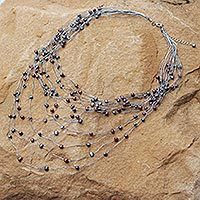 Pearl strand necklace,