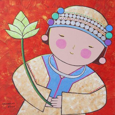'Blissful Akha Girl'