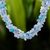 Pearl and aquamarine choker, 'Sensation' - Beaded Aquamarine Necklace from Thailand thumbail