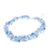 Pearl and aquamarine choker, 'Sensation' - Beaded Aquamarine Necklace from Thailand (image 2e) thumbail