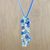 Pearl pendant necklace, 'Fascination' - Handcrafted Pearl and Calcite Necklace thumbail