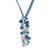 Pearl pendant necklace, 'Fascination' - Handcrafted Pearl and Calcite Necklace (image 2a) thumbail