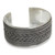 Sterling silver cuff bracelet, 'Wicker Weave' - Hand Crafted Sterling Silver Cuff Bracelet (image 2a) thumbail