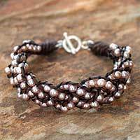 Pearl wristband bracelet,