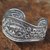 Sterling silver cuff bracelet, 'Precious She-Elephant' - Hand Made Sterling Silver Cuff Bracelet thumbail