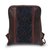 Leather and cotton backpack bag, 'Hmong Paths' - Leather and cotton backpack bag (image 2a) thumbail