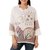 Cotton batik tunic, 'Flirty Peacock' - Batik Cotton Tunic (image 2a) thumbail