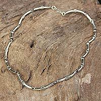 Sterling silver chain necklace,