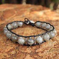 Labradorite beaded bracelet,