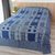 Cotton bedspread, 'Indigo Passion' (twin) - Artisan Crafted Cotton Bedspread (Twin) thumbail