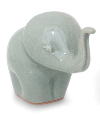 Hand Made Celadon Ceramic Sculpture