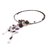Amethyst and citrine choker, 'Beautiful Floristry' - Hand Made Floral Multigem Necklace (image 2b) thumbail