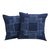 Cotton batik cushion covers, 'Hill Tribe Constellation' (pair) - Hand Made Batik Cushion Covers (Pair) (image 2a) thumbail