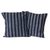 Cotton batik cushion covers, 'Hmong Paths' (pair) - Batik Cotton Striped Cushion Covers (Pair) (image 2a) thumbail