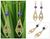 Gold vermeil amethyst filigree earrings, 'Chiang Mai Chic' - Gold vermeil amethyst filigree earrings thumbail