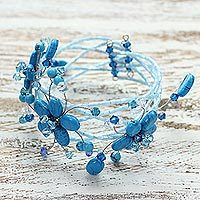 Beaded wrap bracelet,