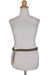 Coconut shell belt, 'Eco Braid' - Coconut shell belt (image 2a) thumbail