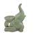 Celadon oil warmer, 'Yogic Elephant' - Celadon oil warmer (image 2a) thumbail