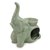 Celadon oil warmer, 'Yogic Elephant' - Celadon oil warmer (image 2b) thumbail
