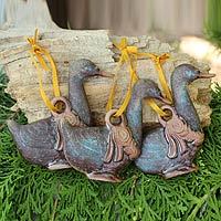 Ceramic ornaments,