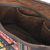 Leather accent cotton shoulder bag, 'Naga Tribal Black' - Leather Accent Handwoven Cotton Shoulder Bag (image 2b) thumbail