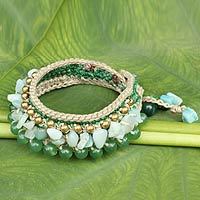 Amazonite wristband bracelet,