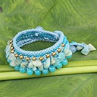 Amazonite wristband bracelet,