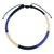 Cotton collar necklace, 'Blue Trends' - Artisan Crafted Cotton Necklace Collar (image 2a) thumbail