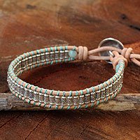 Silver wristband bracelet,