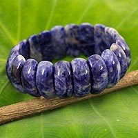 Sodalite stretch bracelet,