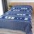 Cotton batik bedspread, 'Hmong Art' (twin) - Blue Cotton Batik Hill Tribe Bedspread (twin) thumbail