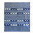 Cotton batik bedspread, 'Hmong Art' (twin) - Blue Cotton Batik Hill Tribe Bedspread (twin) (image 2a) thumbail
