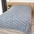Cotton batik bedspread, 'Vines' (twin) - Cotton Batik Hill Tribe Blue and White Bedspread (Twin) thumbail