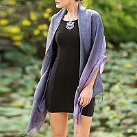 Silk shawl,