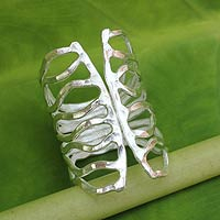Featured review for Sterling silver wrap ring, Monarch