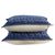 Cotton batik cushion covers, 'Double Spiral' (pair) - Fair Trade Blue and White Batik Cushion Covers (pair) (image 2b) thumbail