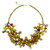 Serpentine and quartz beaded necklace, 'Springtime Symphony' - Fair Trade Serpentine and Quartz Beaded Necklace (image 2a) thumbail
