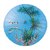 Cotton and bamboo parasol, 'Tropical Bamboo' - Hand Painted Blue Cotton and Bamboo Thai Parasol (image 2a) thumbail