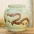 Celadon ceramic vase, 'Dragon Rising' - Dragon Theme Green Celadon Ceramic Vase thumbail