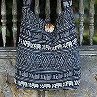 Cotton sling bag,