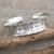 Sterling silver cuff bracelet, 'Karen Mystique' - Sterling Silver Cuff Bracelet Thailand Hill Tribe Jewelry thumbail