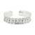 Sterling silver cuff bracelet, 'Karen Mystique' - Sterling Silver Cuff Bracelet Thailand Hill Tribe Jewelry (image 2a) thumbail